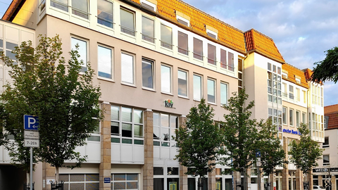 Zentrale der KIV Thüringen GmbH, Gotha Gebäude der Zentrale der KIV Thüringen GmbH, Gotha