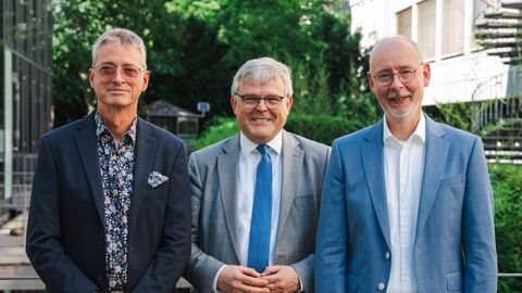 Die drei neuen Vorstände